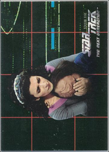 Star Trek: The Next Generation - The Episode Collection Season Five (Base Set) card 429 Mission Chronology