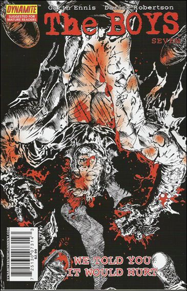 Boys issue 7-C Red, Black & White Tek-Knight Cover (2nd Printing)