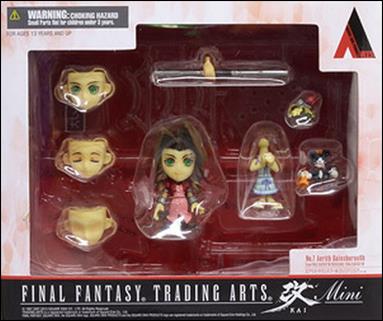 Final Fantasy Trading Arts ~ Kai ~ Minis figure 7 Aerith Gainsborough from FFVII with Cait Sith