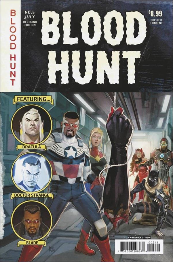 Blood Hunt: Red Band Edition (2024) issue 5-B Rod Reis 1:25 Bloody Homage Cover