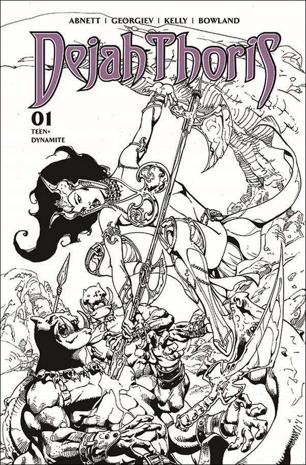 Dejah Thoris (2019) issue 1-H Roberto Castro 1:7 Black and White Cover