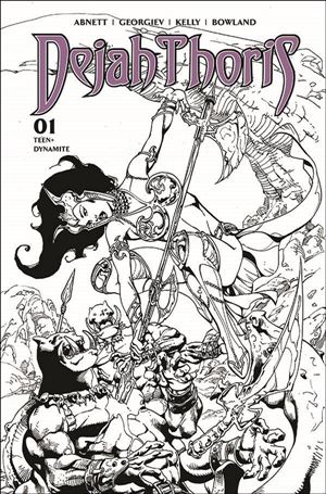 Dejah Thoris (2019) issue 1-H Roberto Castro 1:7 Black and White Cover