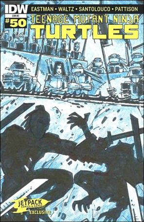 Teenage Mutant Ninja Turtles (2011) issue 50-O Kevin Eastman Jetpack/Forbidden Planet Cover 1/600