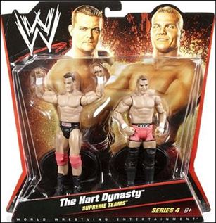 WWE 2-Packs (Series 04) figure 3 The Hart Dynasty (David Hart Smith and Tyson Kidd)