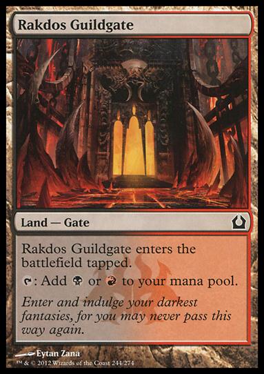 Magic the Gathering: Return to Ravnica (Base Set) card 244 Rakdos Guildgate