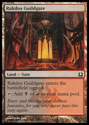 Magic the Gathering: Return to Ravnica (Base Set) card 244 Rakdos Guildgate