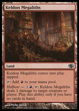 Magic the Gathering: Duel Decks: Jace vs. Chandra (Base Set) card 58 Keldon Megaliths