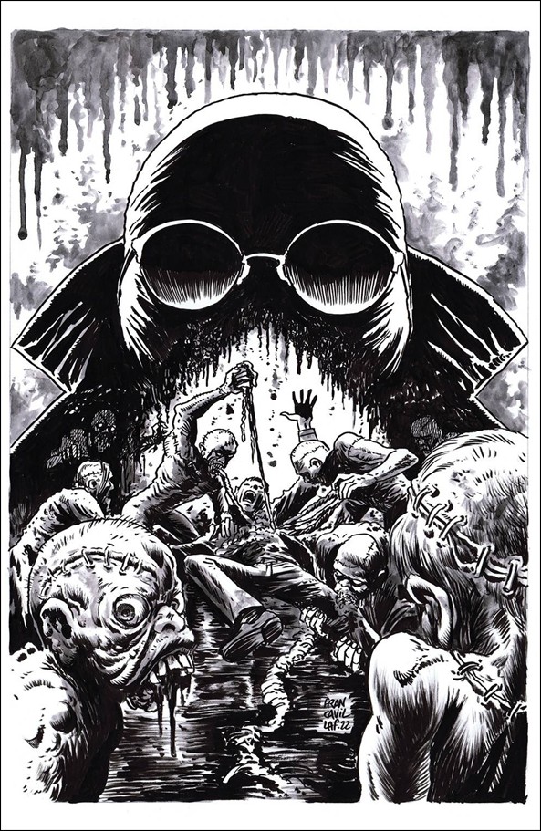 Stuff of Nightmares issue 1-L Francesco Francavilla B&W Unlockable Cover