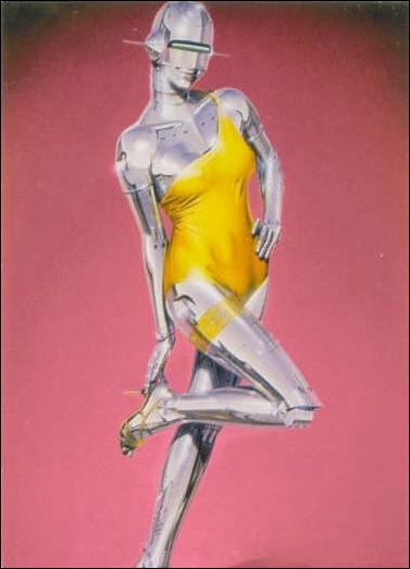 Sorayama: Sexy Robots And Pinups (Base Set) card 34 Strike A Pose