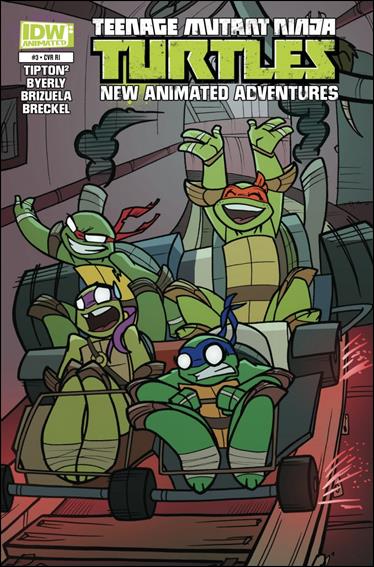Teenage Mutant Ninja Turtles New Animated Adventures issue 3-B Tanya Roberts 1:10 "IDW Animated" Cover