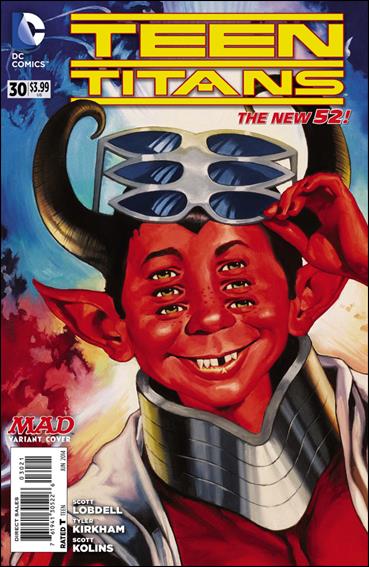 Teen Titans (2011) issue 30-B 1:25 MAD Cover