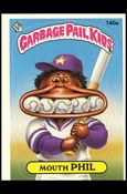 Garbage Pail Kids: Series 04 (Base Set) card 140a Mouth Phil