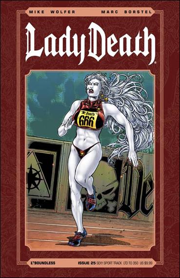 Lady Death (2010) issue 25-HG Sexy Sport Track Cover 1/350