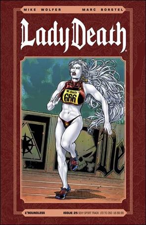 Lady Death (2010) issue 25-HG Sexy Sport Track Cover 1/350