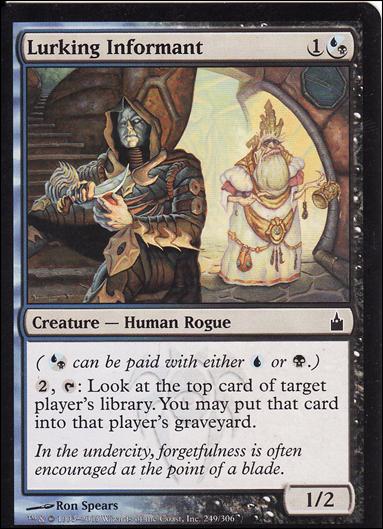 Magic the Gathering: Ravnica (Base Set)  card 249 Lurking Informant