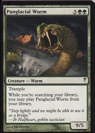 Magic the Gathering: Coldsnap (Base Set) card 116 Panglacial Wurm