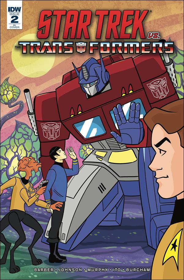 Star Trek vs Transformers issue 2-C Derek Charm 1:10 Cover