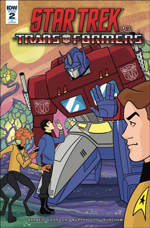 Star Trek vs Transformers issue 2-C Derek Charm 1:10 Cover