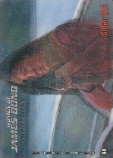 Women of James Bond in Motion (Base Set) card 55 The World Is Not Enough - Cigar Girl
