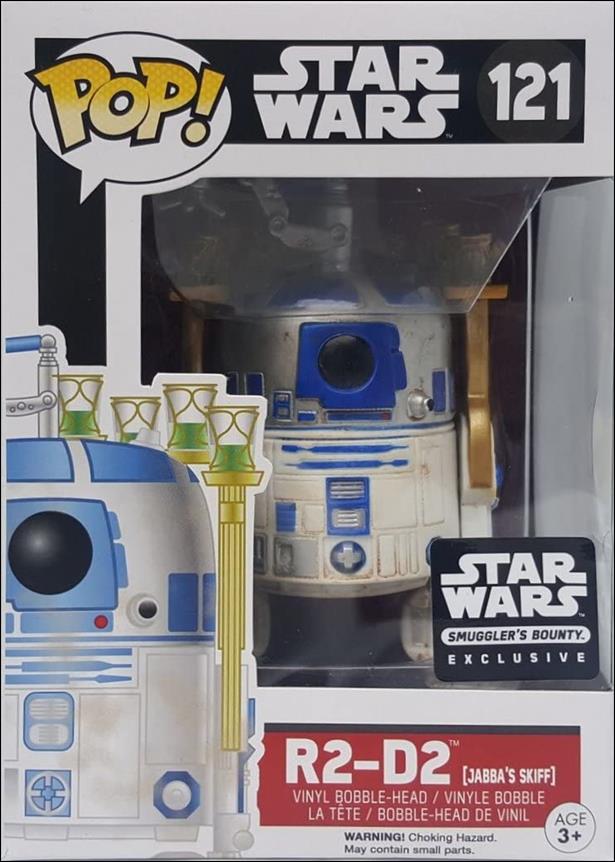 POP! Star Wars figure 121 R2-D2 (Jabba's Skiff) Smuggler's Bounty
