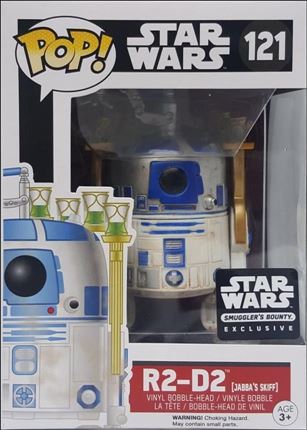 POP! Star Wars figure 121 R2-D2 (Jabba's Skiff) Smuggler's Bounty