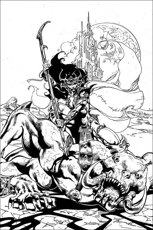 Dejah Thoris (2019) issue 8-I Roberto Castro 1:11 Black & White Virgin Cover