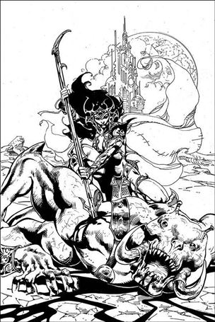 Dejah Thoris (2019) issue 8-I Roberto Castro 1:11 Black & White Virgin Cover