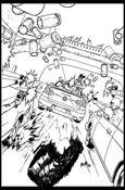 Freelancers issue 3.00-D Felipe Smith 1:xx Sketch Cover