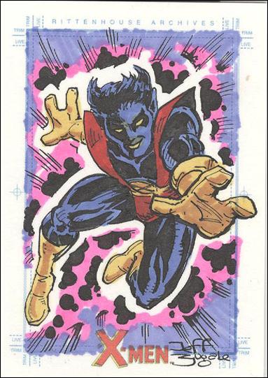 X-Men Archives (Sketch Cards Subset) card JZ Jeff Zugale 1/142