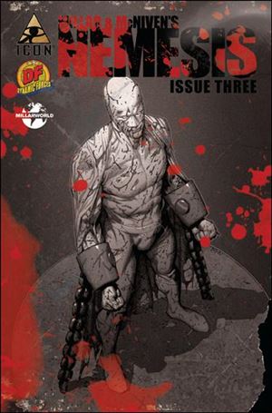 Millar & McNiven's Nemesis issue 3-B Dynamic Forces Bloody & Beaten Cover 1/2500