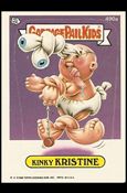 Garbage Pail Kids: Series 12 (Base Set) card 490a Kinky Kristine
