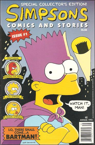 Simpsons Comics and Stories issue 1-C Newstand Edition / Price Variant
