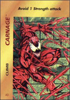 Marvel OverPower (Base Set) card nn66 Carnage: Climb