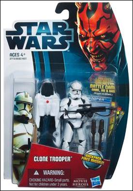 Star Wars Movie Heroes 3 3/4" Figures figure MH11 Clone Trooper