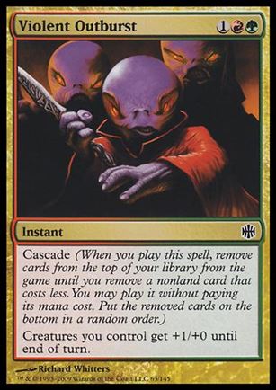 Magic The Gathering: Alara Reborn (Base Set) card 63 Violent Outburst