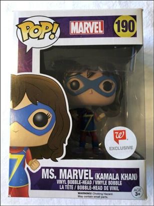 POP! Marvel figure 190 Ms. Marvel (Kamala Khan) (Walgreens Exclusive)