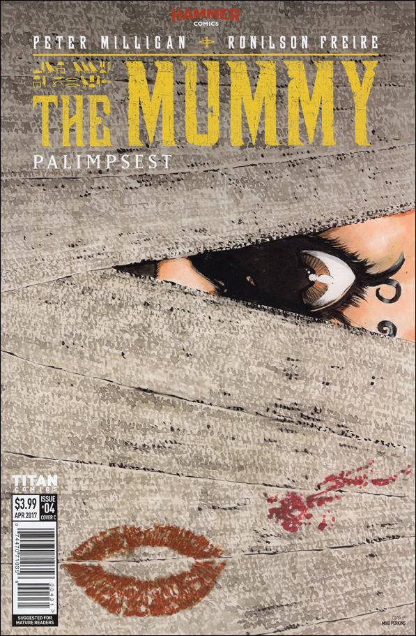 Mummy: Palimpsest issue 4-C Mike Perkins Cover