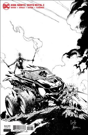 Dark Nights: Death Metal issue 2-F Greg Capullo 1:100 Black & White Cover