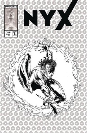 Nyx (2021) issue 2-J Jason Biggs 1:11 Black & White Cover