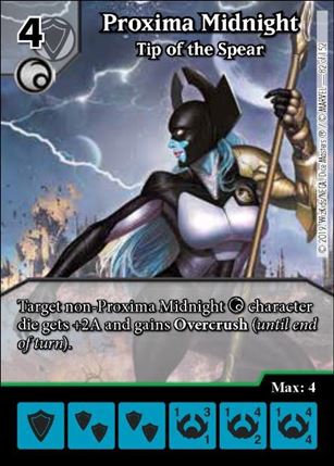 Marvel Dice Masters  Avengers Infinity Gauntlet card 82 Proxima Midnight: Tip of the Spear