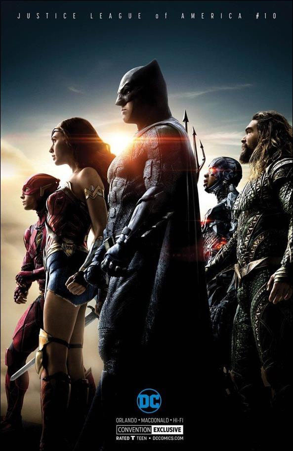 Justice League of America (2017) issue 10-C SDCC 2017 Silver Foil
