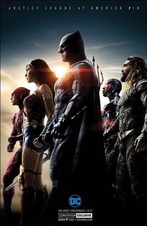 Justice League of America (2017) issue 10-C SDCC 2017 Silver Foil