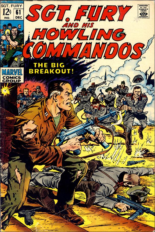 Sgt. Fury and His Howling Commandos 61 A, Dec 1968 Comic Book by Marvel