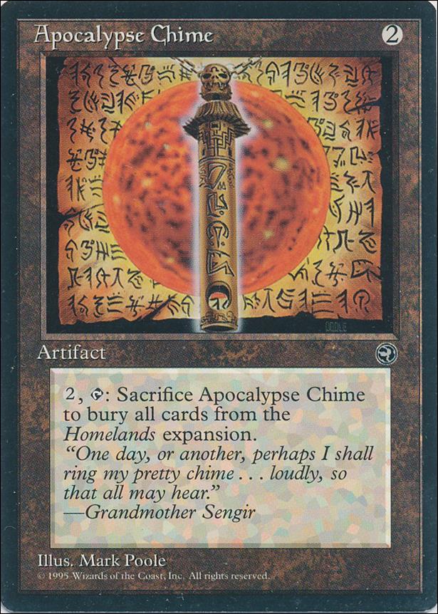 Magic the Gathering: Homelands (Base Set) card 101 Apocalypse Chime