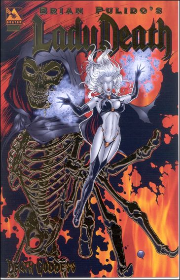 Lady Death: Death Goddess issue 1-E Gold Foil Cover 1/700 with COA