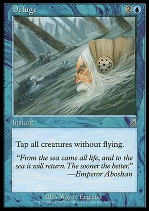 Magic the Gathering: Odyssey (Base Set) card 80 Deluge