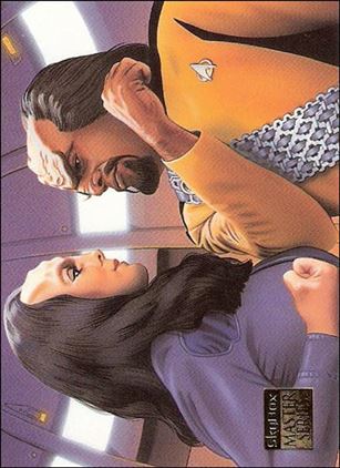 Star Trek Master Series: Series 2 (Base Set) card 34 Worf and K'ehleyr