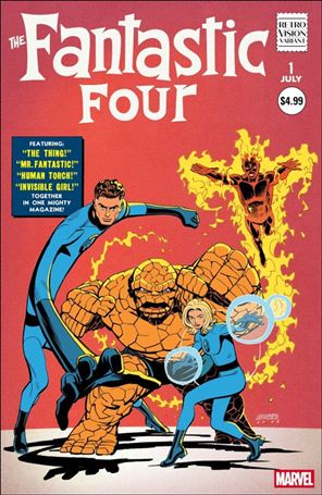 Fantastic Four (2025) issue 1-J Leonardo Romero RetroVision Cover
