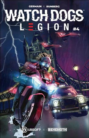 Watch Dogs: Legion issue 4-B Motorcycle Cover