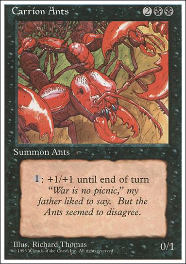 Magic the Gathering: 4th Edition (Base Set) card 125 Carrion Ants